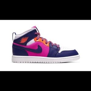 Air Jordan 1 Mid Fire Pink